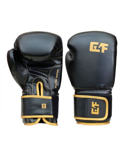 G4F (Kick)Bokshandschoenen Starter - Zwart/Goud 