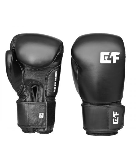 G4F Bokshandschoenen Leer Sparring 2.0 - Zwart/Wit 