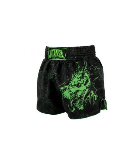 Joya Kickboksbroek - Dragon - Neon Groen