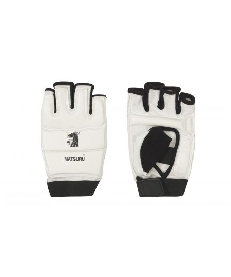 Matsuru Taekwondo Handschoenen Wedstrijd Vuist - Zwart/Wit