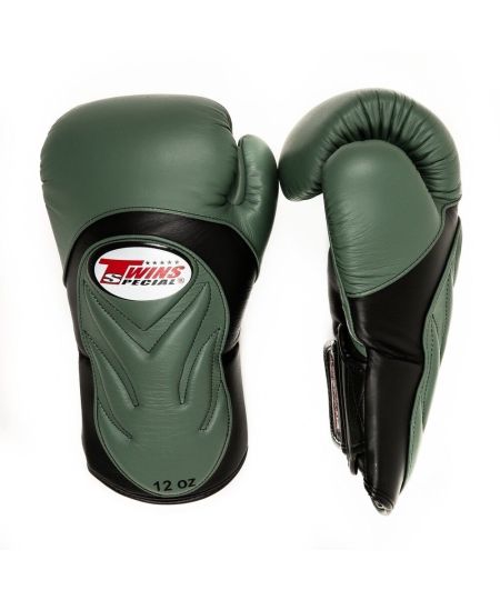 Twins Special (Kick)bokshandschoenen BGVL 6 - Zwart/Olijfgroen