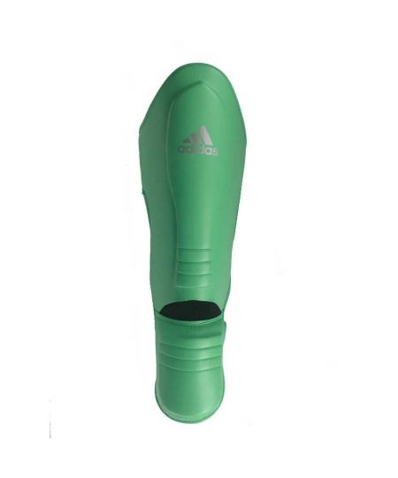 adidas Hybrid Super Pro Scheenbeschermers Lime/Zilver