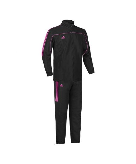 adidas Team Track Trainingsjack Zwart/Roze