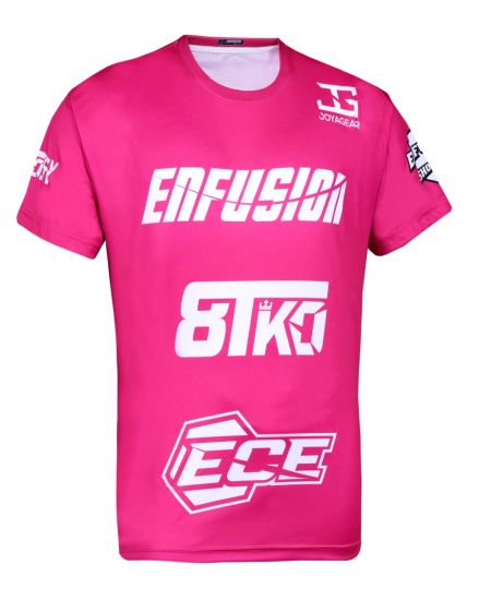 Enfusion T-shirt –Roze/Wit