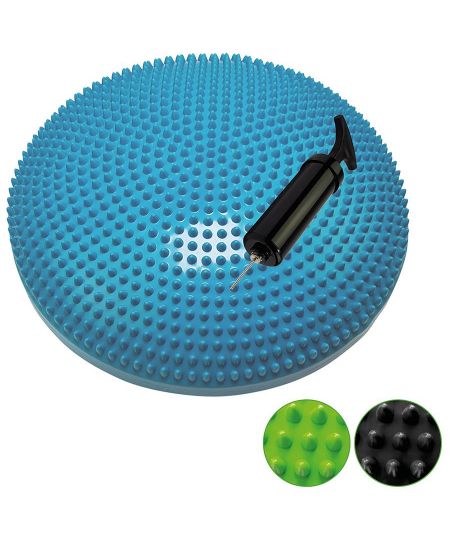 Tunturi Air Stepper Pad - Balanskussen - Wiebelkussen - Blauw - 33cm