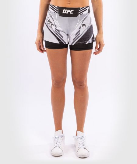 UFC Venum Authentic Fight Night Shorts - Short Fit - Dames - Wit