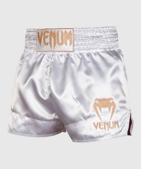 Venum  Kickboks broekje Classic - Wit/Goud