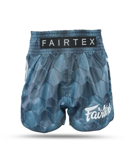 Fairetex Kickboksbroekje TBT Stealth 2- Blauw/Grijs