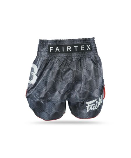 Fairetex Kickboksbroekje TBT Stealth 1- Zwart/Grijs