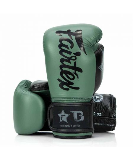 Fairtex X Booster V2 Bokshandschoenen- Groen Zwart Zwart 
