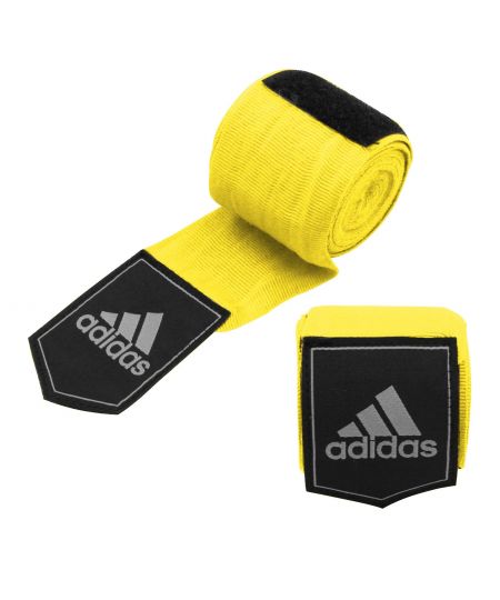 Adidas Boksbandage Rekbaar 2,55m of 4,55m - Geel