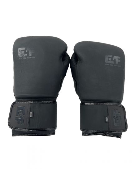 G4F Pro 1.0  Leren Bokshandschoen - Zwart/Zwart