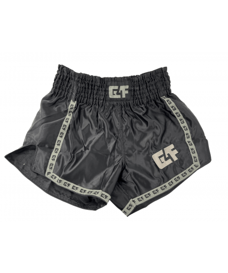 G4F Kickboksbroekje Winner- Zwart/Grijs