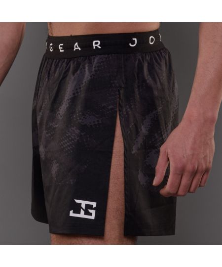 JOYAGEAR HIGH SPLIT ELITE MMA SHORT ZWART