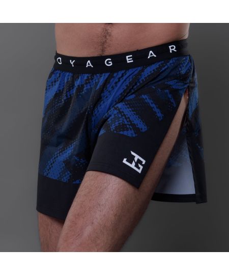 JOYAGEAR HIGH SPLIT ELITE MMA SHORT BLAUW