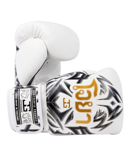 Joya Nak Muay Bokshandschoenen Wit/Zwart