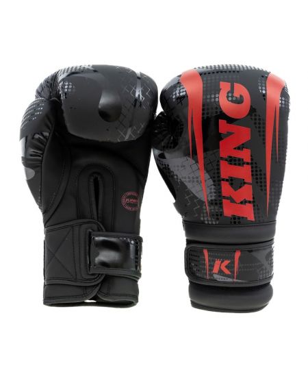King Pro Boxing - Bokshandschoen Shogun 3 - Zwart/Rood