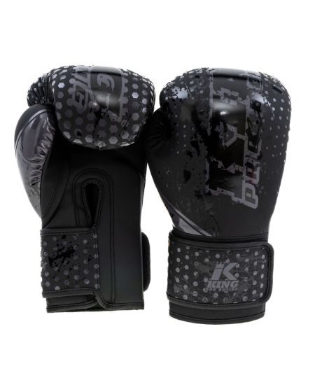 King Pro Boxing Hexagon 1 Bokshandschoenen Voor Kids Zwart/Zwart