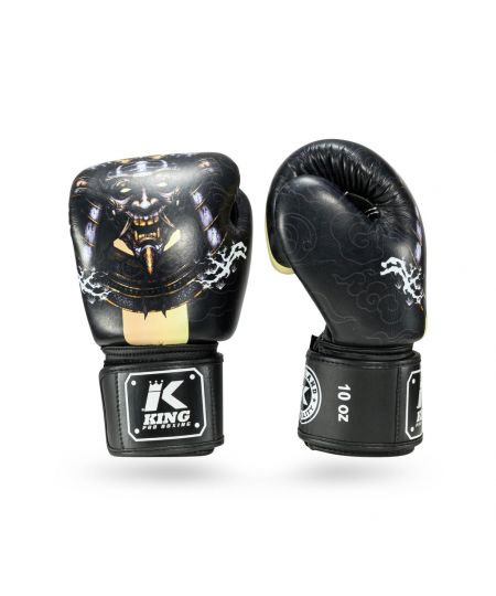 King Pro Boxing  HATAMOTO Kickbokshandschoen - Zwart/Bruin
