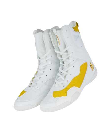 King Pro Boxing Apex Pro 2 Boksschoenen - Wit/ Goud