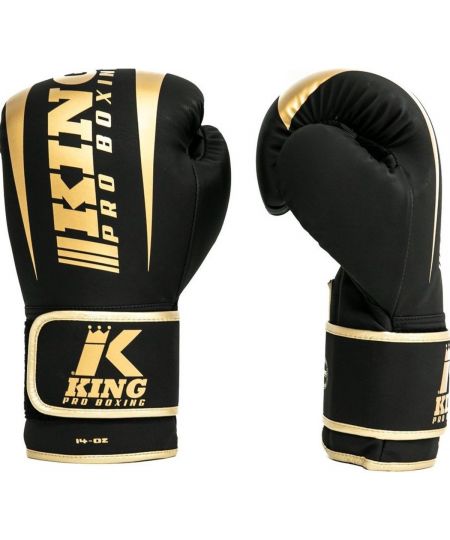 King Pro Boxing KPB/REVO 6 Bokshandschoenen Zwart Goud
