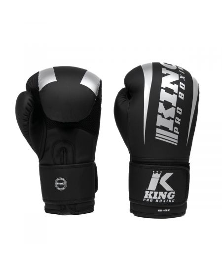 King Pro Boxing KPB/REVO 7 Bokshandschoenen Zwart Zilver