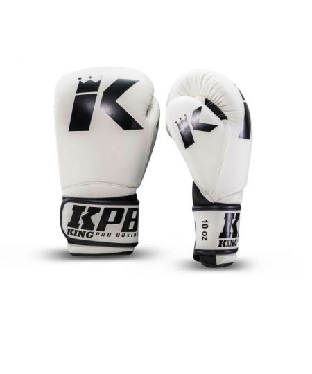 King PRO bokshandschoenen VX-serie - Leer Wit