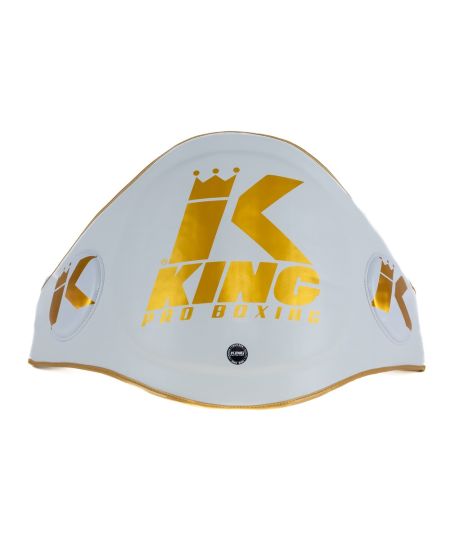 King Pro Boxing  Buikbeschermer - Wit/Goud