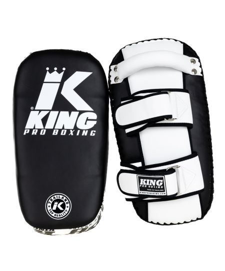 King Pro Boxing - Premium Muay Thai & MMA trapkussens - Zwart/Wit 