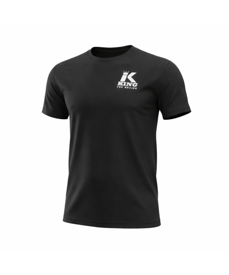 King Pro Boxing LOGO TEE 1 T-shirt - Zwart