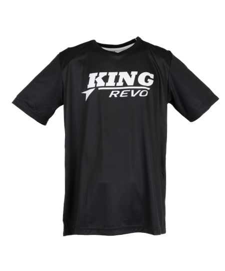 King Pro Boxing   REVO TEE 1 T-shirt - Zwart/Wit