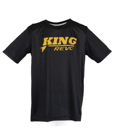 King Pro Boxing   REVO TEE 2  T-shirt - Zwart/Goud