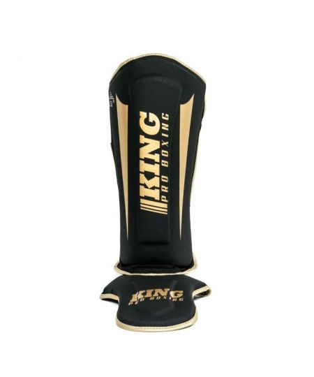 King Pro Boxing Scheenbeschermers KPB/SG REVO 6 Zwart Goud