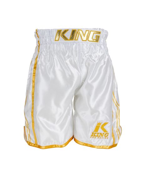 King Pro Boxing– XK 2 boksbroek - Wit/Goud