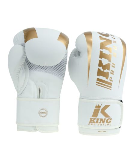 KPB/BG REVO 9 KPB Bokshandschoenen - Wit/Goud