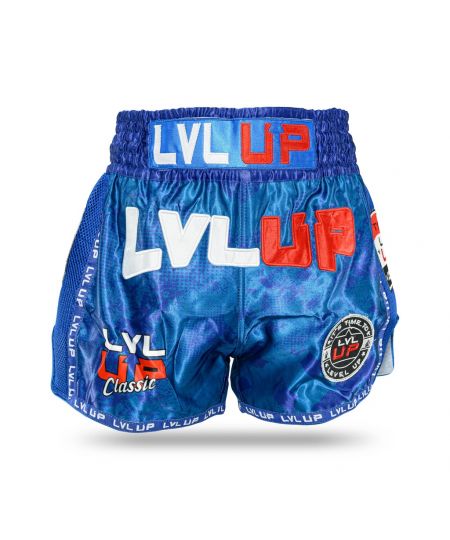 LVL UP STADIUM 4 Kickboksbroekje - Blauw/Blauw
