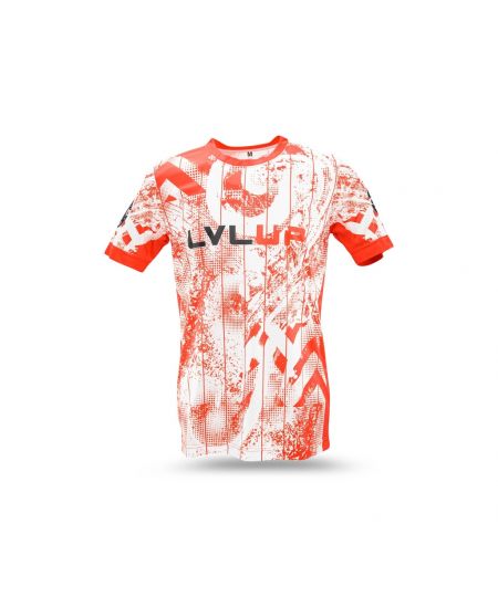 LVL UP STADIUM TEE 2 T-shirt - Rood/Wit 