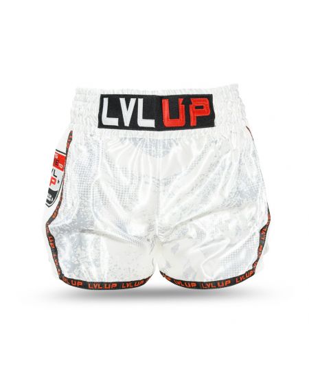 LVL UP TKO 2 Kickboksbroekje - Wit