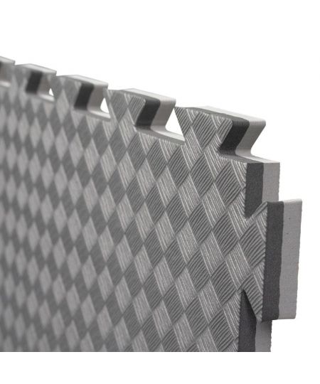 Puzzelmat Zwart/Grijs - EVA foam - 100x100cm - 2cm dik