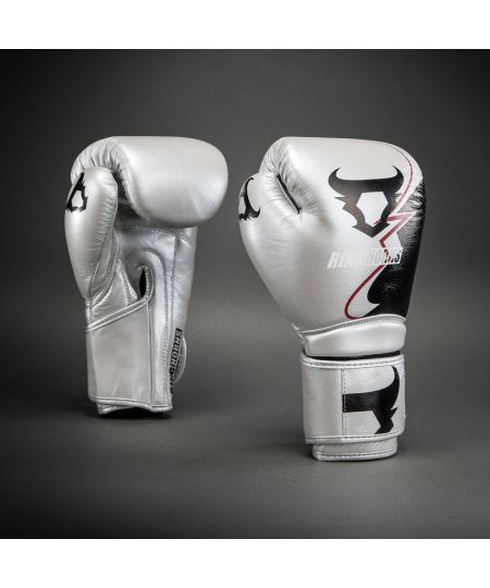 Venum Ringhorns Charger Bokshandschoenen – Zilver/Zwart