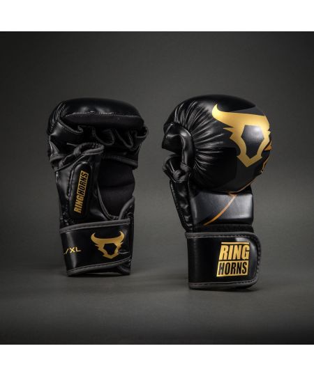Venum Ringhorns Charger MMA Handschoenen – Zwart/Goud