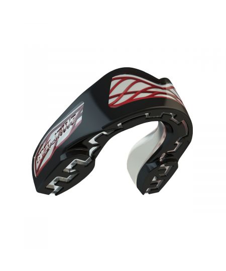 Safejawz Gebitsbeschermer Nitro Series - Zwart Rood - Senior