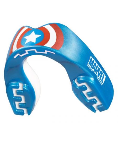 SafeJawz Marvel Captain America Mondbeschermer Blauw/Wit/Rood