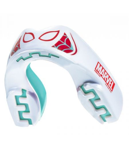 SafeJawz Marvel Spider Gwen Mondbeschermer Wit/Rood