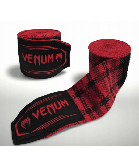 Venum Tartan Boksbandages – Rood