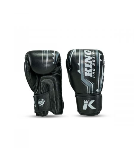 King Pro Boxing Bokshandschoen SPARTAN 1 - Zwart/Grijs/Wit