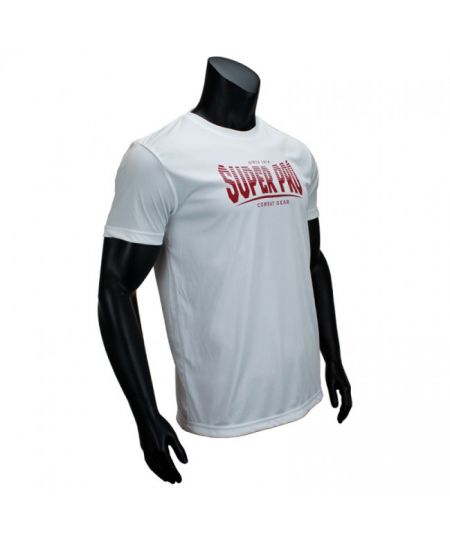 Super Pro Combat Gear DryFit T-Shirt Stripes Wit/Rood
