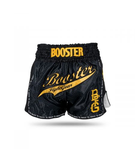 Booster Kickboksbroekje TBT SLUGGER WAVE - Zwart/Goud