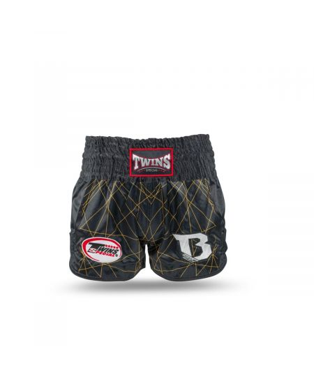 TBT Twins X Booster 2 Kickboksbroekje - Zwart/Goud