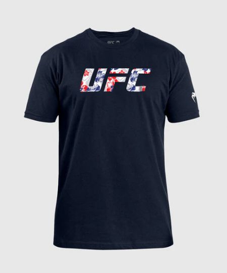 UFC Adrenaline Unrivaled by Venum Max Holloway Heren T-Shirt - Middernacht Marine